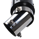 Universal Car Modified LED Luminous Muffler Tip Tail Pipe Carbon Fiber Curved